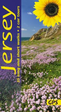 Book Cover for Jersey Sunflower Walking Guide by Geoff Daniel