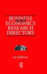 Book Cover for Business and Economics Research Directory by Europa Publications