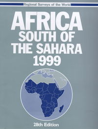 Book Cover for Africa South of the Sahara 1999 by 