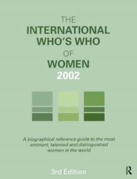 Book Cover for The International Who's Who of Women 2002 by Europa Publications
