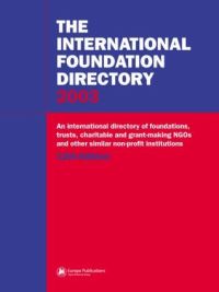 Book Cover for The International Foundation Directory 2003 by 