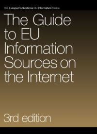 Book Cover for The Guide to EU Information Sources on the Internet by Europa Publications