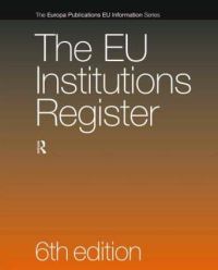 Book Cover for The EU Institutions Register by Rebecca Bomford
