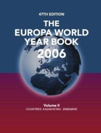 Book Cover for The Europa World Year Book 2006 Voume 2 by Europa Publications