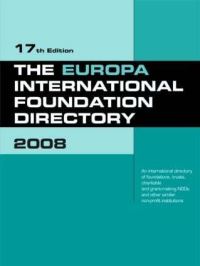 Book Cover for The Europa International Foundation Directory 2008 by 