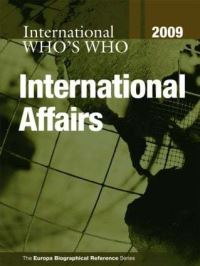 Book Cover for Who's Who in International Affairs 2009 by 