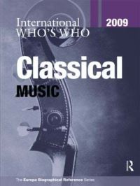 Book Cover for International Who's Who in Classical Music 2009 by 