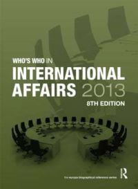 Book Cover for Who's Who in International Affairs 2013 by Europa Publications