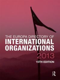 Book Cover for Europa Directory of International Organizations 2013 by 