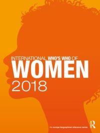 Book Cover for International Who's Who of Women 2018 by Paul Kelly