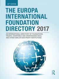 Book Cover for The Europa International Foundation Directory 2017 by 