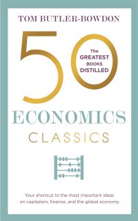 Book Cover for 50 Economics Classics by Tom ButlerBowdon
