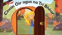 Book Cover for Cinnín Óir Agus Na Trí Bhéar by Áine Ní Ghlinn