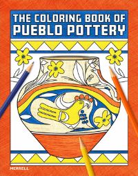 Book Cover for The Coloring Book of Pueblo Pottery by Brian Vallo