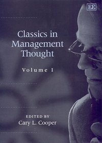 Book Cover for Classics in Management Thought by Cary Cooper