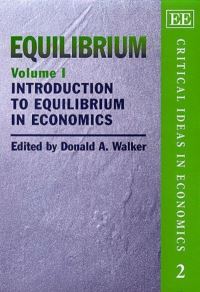 Book Cover for Equilibrium by Donald A Walker
