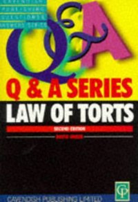Book Cover for Law of Torts by David Green