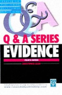 Book Cover for Q & A on Evidence by C J W Allen