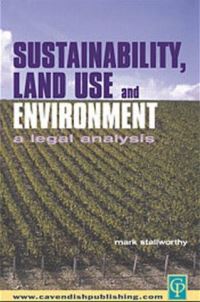 Book Cover for Sustainability, Land Use and Environment by Mark Stallworthy