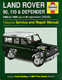 Book Cover for Land Rover 90/110 and Defender Service and Repair Manual by Steve Rendle, Mark Coombs