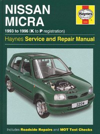Book Cover for Nissan Micra (K11 Series) Service and Repair Manual by A K Legg
