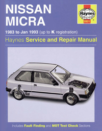 Book Cover for Nissan Micra Service and Repair Manual by Colin Brown
