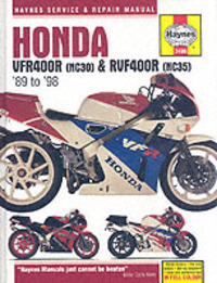 Book Cover for Honda VFR400 (NC30) & RVF400 (NC35) V-Fours Service and Repair Manual by Matthew Coombs