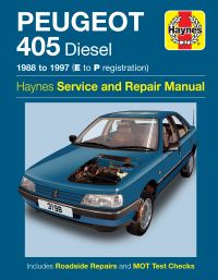 Book Cover for Peugeot 405 (Diesel) Service and Repair Manual by Steve Rendle