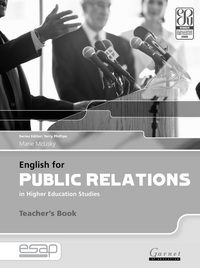 Book Cover for English for Public Relations in Higher Education Studies. Teacher's Book by Marie McLisky