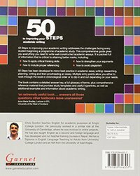 Book Cover for 50 Steps to Improving Your Academic Writing. Study Book by Chris Sowton