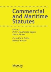 Book Cover for Commercial and Maritime Statutes by Peter MacDonald Eggers