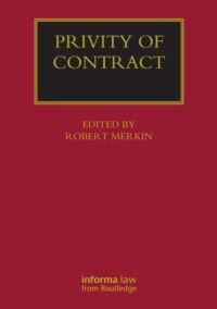 Book Cover for Privity of Contract by Robert M Merkin, Lyde  Gilbert Firm Barlow