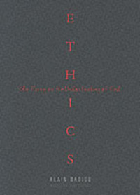 Book Cover for Ethics by Alain Badiou