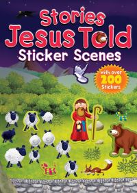 Book Cover for Stories Jesus Told Sticker Scenes by Juliet David