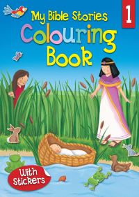 Book Cover for My Bible Stories Colouring Book 1 by Juliet David