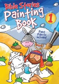 Book Cover for Bible Stories Painting Book 1 by Juliet David