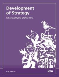 Book Cover for Development of Strategy by Mark Wearden, Institute of Chartered Secretaries and Administrators