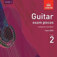 Book Cover for Guitar Exam Pieces 2009 CD, ABRSM Grade 2 by 