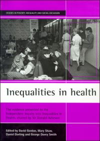Book Cover for Inequalities in Health by David Gordon, Mary Shaw, Daniel Dorling, George Davey Smith