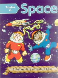 Book Cover for Trouble in Space by Nicola Baxter