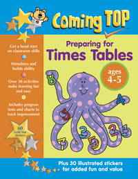 Book Cover for Coming Top Preparing for Times Tables Ages 4-5 by Louisa Somerville
