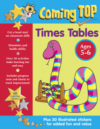 Book Cover for Coming Top: Times Tables Ages 5-6 by Louisa Somerville
