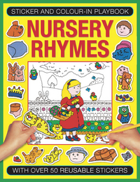 Book Cover for Sticker and Color-in Playbook: Nursery Rhymes by Jenny Tulip