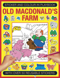 Book Cover for Sticker and Color-in Playbook: Old Macdonald's Farm by Jenny Tulip