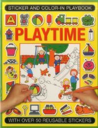 Book Cover for Sticker and Color-in Playbook: Playtime by Isabel Clarke