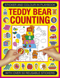 Book Cover for Sticker and Color-in Playbook: Teddy Bear Counting by Jenny Tulip
