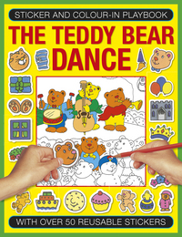 Book Cover for Sticker and Color-in Playbook: The Teddy Bear Dance by Jenny Tulip