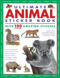 Book Cover for Ultimate Animal Sticker Book by 