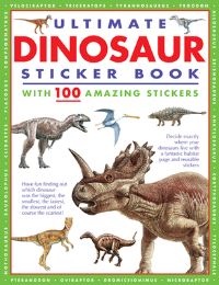 Book Cover for Ultimate Dinosaur Sticker Book by 