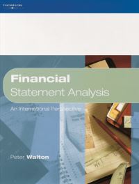 Book Cover for Financial Statement Analysis by Peter J Walton